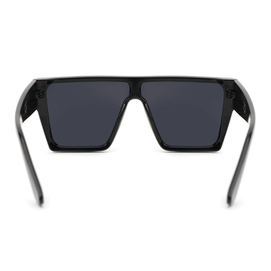 BEAM 03 Jet Black Flat-Top Sunglasses - Tamzy