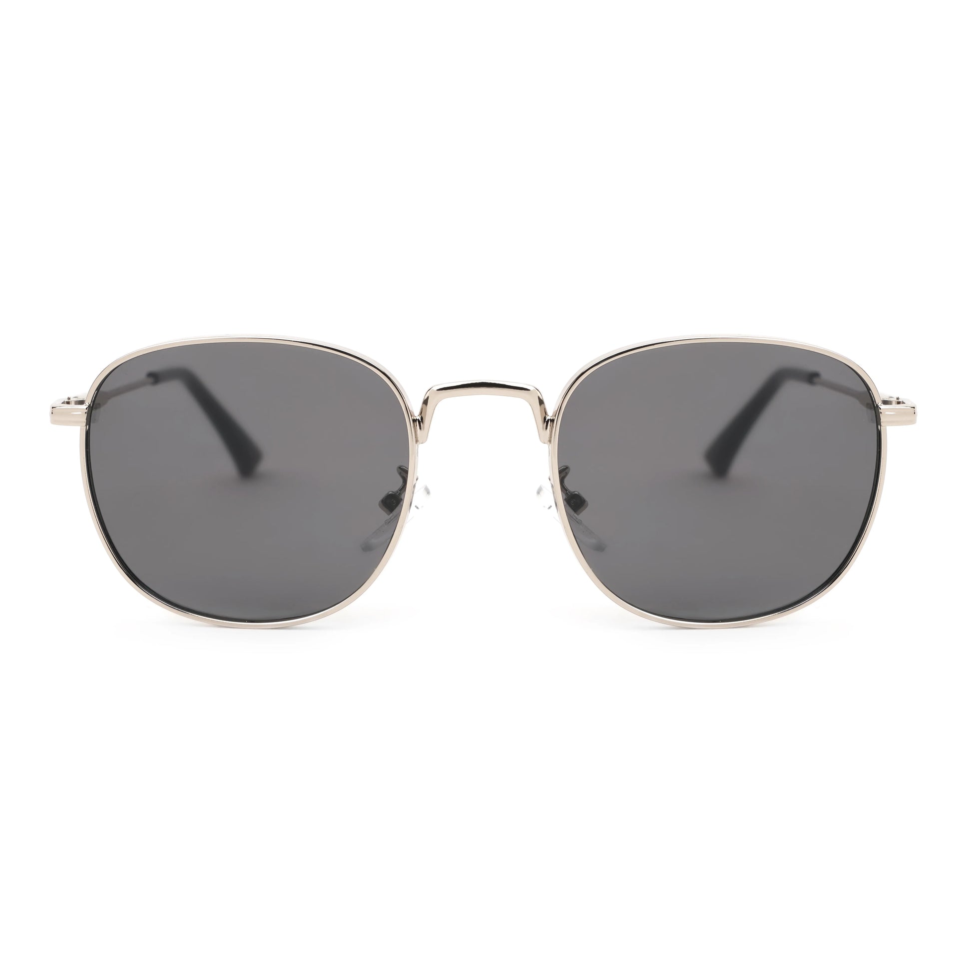 VELORA 11 Metallic Silver Aviator Sunglasses - Tamzy