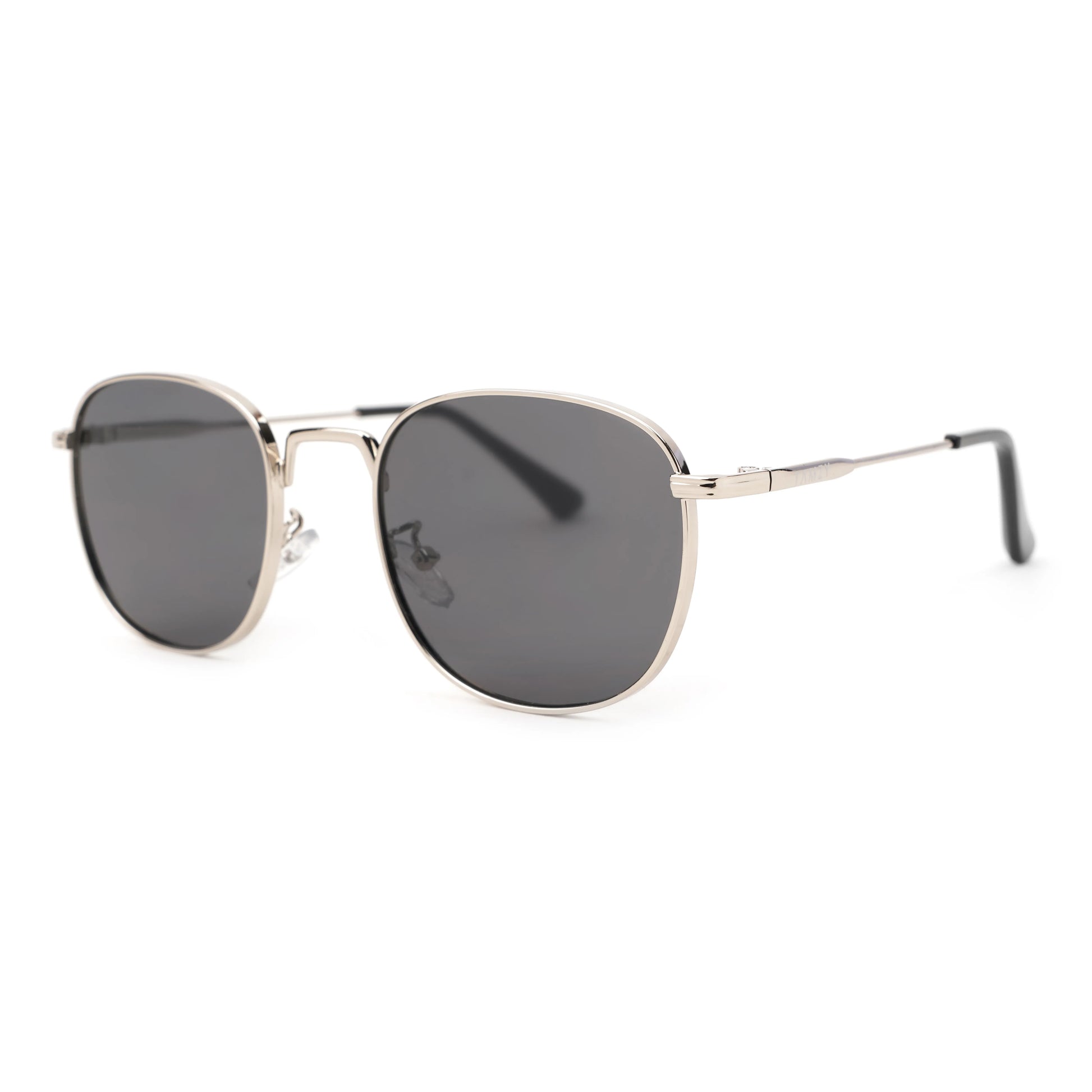 VELORA 11 Metallic Silver Aviator Sunglasses - Tamzy