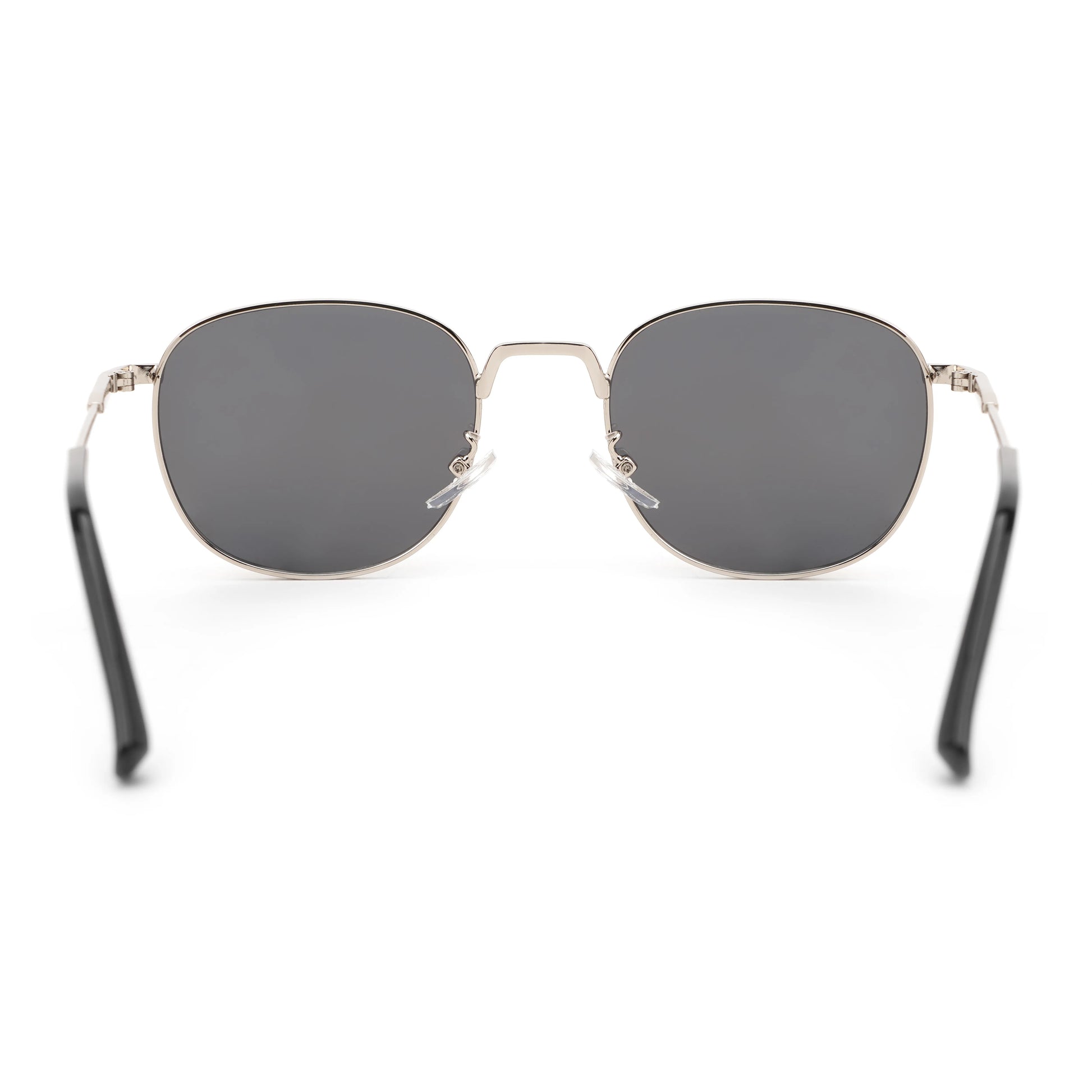 VELORA 11 Metallic Silver Aviator Sunglasses - Tamzy