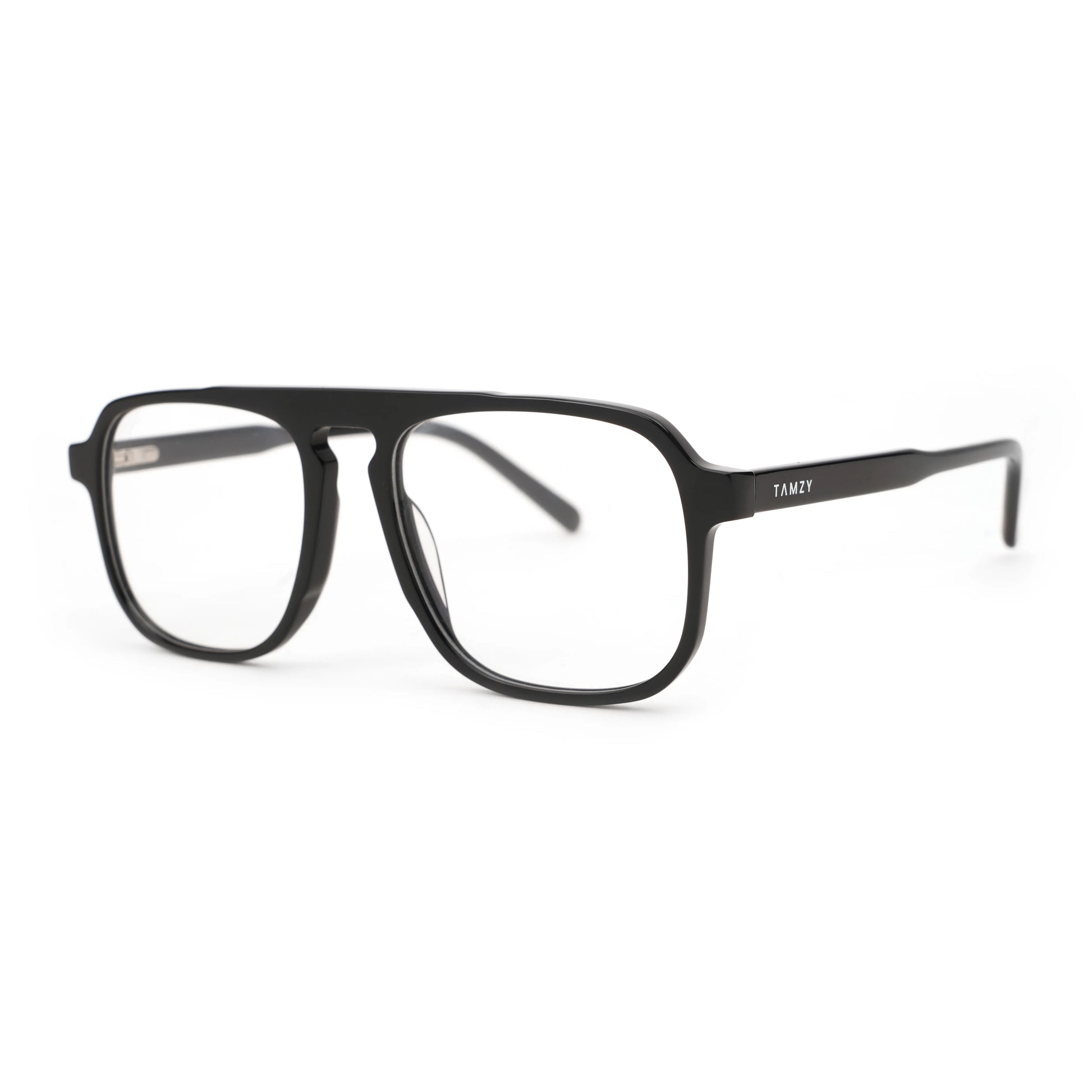 VISTA 02 Jet Black Cutout Eyeglasses - Tamzy