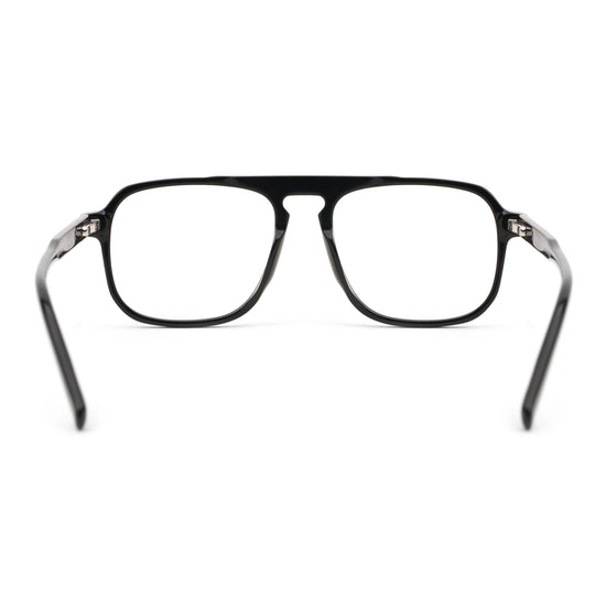 VISTA 02 Jet Black Cutout Eyeglasses - Tamzy